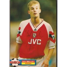 Signed picture of Ian Selley the Arsenal footballer. 